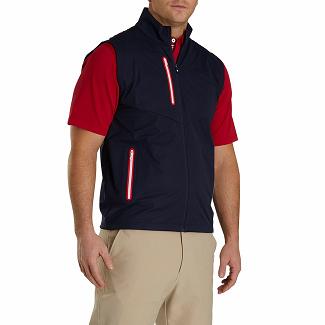 Men's Footjoy Golf Vest Navy NZ-665327